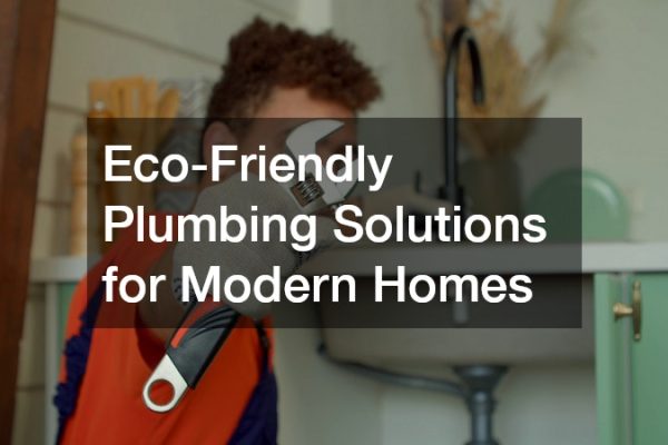 Eco-Friendly Plumbing Solutions for Modern Homes